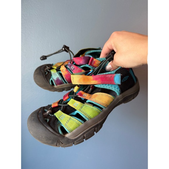 Keen Other - Keen Newport H2 Rainbow Tie Dye Water Sandals Kids Size 3 Big Kid
